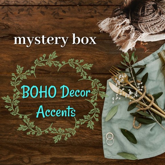 Other - BOHO Home Decor Accents Mystery Box Bohemian Gypsy Hippie